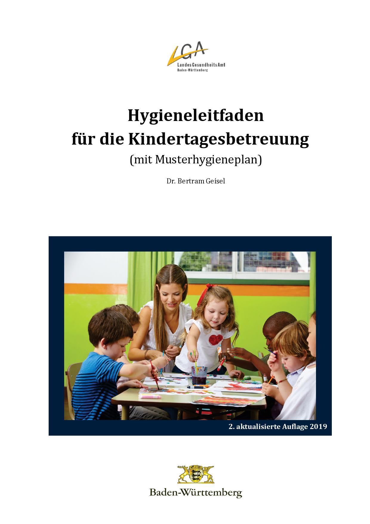 Broschüre "Hygieneleitfaden für die Kindertagesbetreuung"